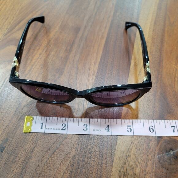 MaxMara MM0014 EMME 3 Butterfly Frame Sunglasses Black - Picture 10 of 11